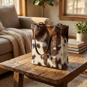 Cowhide Tote Bag